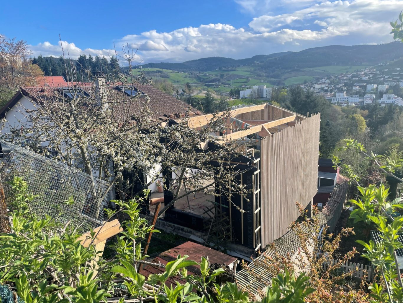 Extension en ossature bois